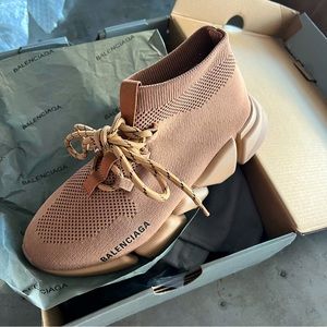 Brand new Nude colored sock sneaker